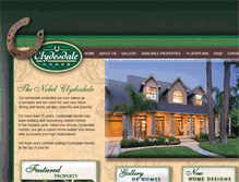 Tablet Screenshot of clydesdale-homes.com